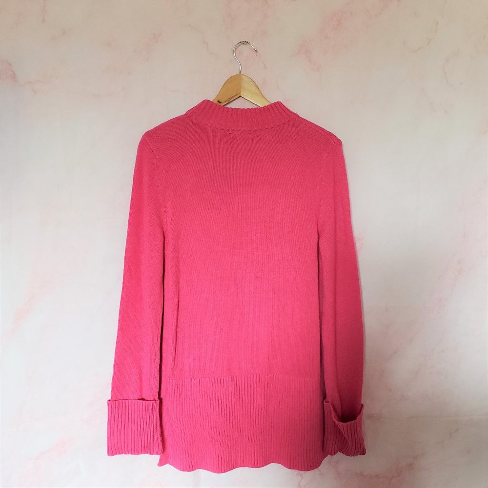 GoldRay Rib Cuff Side Slit Pullover size S - Picture 8 of 10